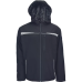 EMERTON STR Winter Softshell Jacket Black with Insulated Hood EMERTON STR Winter Softshell Jacket Black with Insulated Hood