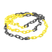 MFK 6668/SS PLASTIC CHAIN YELLOW BLACK 8 MM
